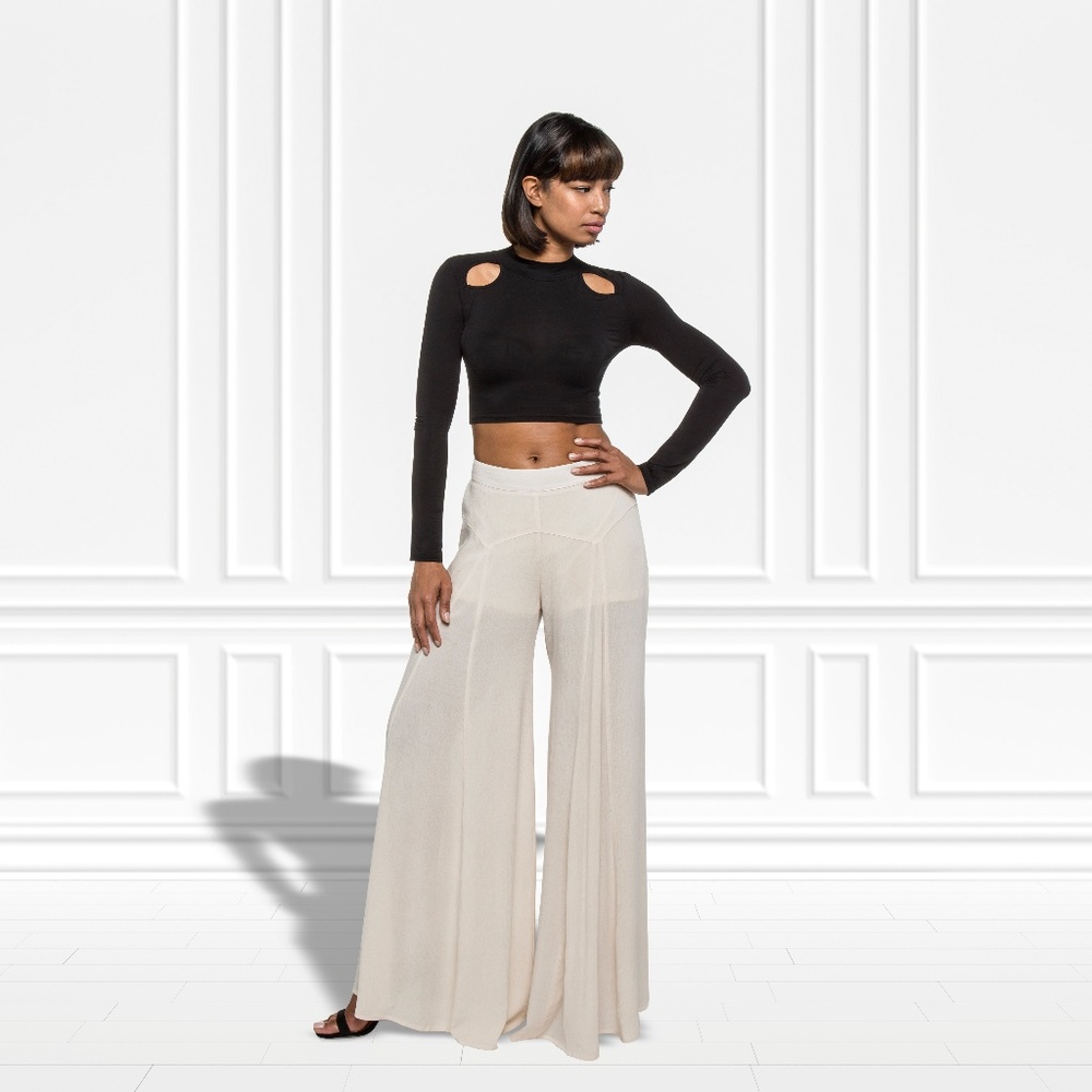 The Resort Flair Pant in Cream